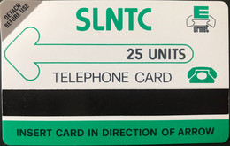 SIERRA-LEONE - Phonecerd - SLNTC (green) - 25 Units - Sierra Leona