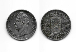 CHARLES X . 5 FRANCs 1828 K . ( BORDEAUX ) . - 5 Francs