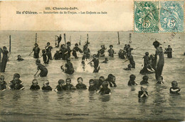 Ile D'oléron * St Trojan * Le Sanatorium * Les Enfants Au Bain * Baigneurs - Ile D'Oléron