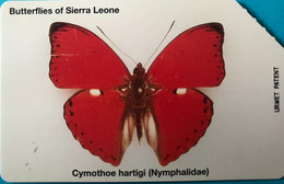 SIERRA-LEONE - Phonecerd - Cymothoe Hartigi - Sierra Leona