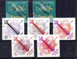 Haití Series Aéreos N ºYvert 239/40+258/60+261/62 * ASTRONAUTICA (ASTRONAUTICS) - Haïti