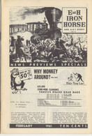 Catalogue E And H IRON HORSE 1961 February Digest GEM Models - Anglais