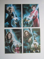 4 Cartes Harry Potter « La Magie Des Films » Panini Carte 22-23-24-25 - Harry Potter