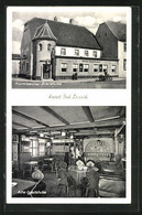 AK Bad Lausick, Gasthaus Kulmbacher Bierstube, Speisesaal - Bad Lausick