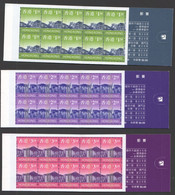1997  View From Harbour 3 Booklets HKD13, 25 And 31 At Face - Carnets
