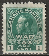 Canada 1915 Sc MR1  War Tax MH* - Sellos De Impuesto De Guerra