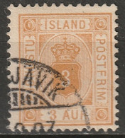 Iceland 1898 Sc O10  Official Used - Servizio