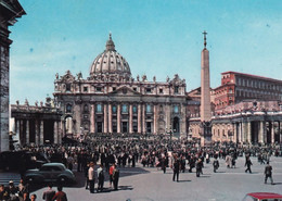 Città Del Vaticano - Piazza E Basilica Di S.pietro  - 127 -  Formato Grande Viaggiata Mancante Di Affrancatura – E 17 - Vatican