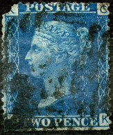 Great Britan,1869,Queen Victoria 2 Pence,plate:14,perf:14 WMK Large Crown,used,as Scan - Used Stamps