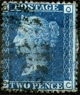 Great Britan,1869,Queen Victoria 2 Pence,plate:15,perf:14 WMK Large Crown,used,as Scan - Oblitérés