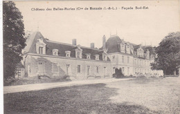 37. MONNAIE. CPA . CHATEAU DES BELLES RURIES. FACADE SUD EST - Monnaie