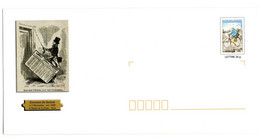 Entier Postal PAP Local Personalisé. Paris Musée De La Poste Etrennes Du Facteur L'Illustration 1848 Calendrier Postes - Listos A Ser Enviados : Réplicas Privadas