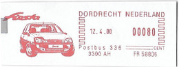 EMA Sur  Fragment De Lettre - Nederland Pays-Bas - DORDRECHT - Ford Fiesta - 12 Avril 2000 - Briefe U. Dokumente