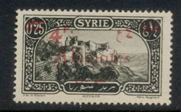 Alaouites 1925 Opts On Pictorials 4p On 25c MLH - Unused Stamps