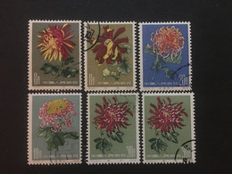 1960 China Flower Stamp Set, Used, Very Beautiful Flowers, Genuine, List#52 - Oblitérés