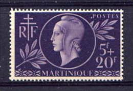 MARTINIQUE  N° 198 * < ENTRAIDE FRANCAISE 1944 < SERIE De LONDRES - Marianne Dulac + Croix De Lorraine - 1944 Entraide Française