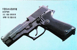 ►  Revolver / Colt SIG-SAUER Type MK4 (Carte Postale / Postcard) - Armes Neutralisées