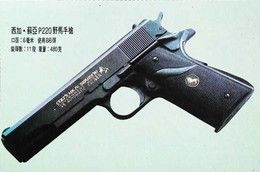 ►  Revolver/Colt  MKN/Serie 70  - Government Model - 45 Automatic Caliber  (Carte Postale / Postcard) - Armes Neutralisées