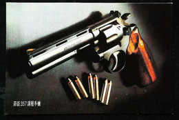 ►  Revolver / Colt  PYTHON 357 (Carte Postale / Postcard) - Armes Neutralisées
