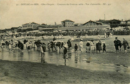 Soulac Sur Mer * Le Concours De Forts En Sable * Châteaux De Sable * Plage * Jeux * Vue D'ensemble - Soulac-sur-Mer