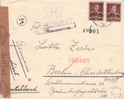 ROMANIA - REGISTERED LETTER WWII TIMISOARA > BERLIN -CENSOR- /QC105 - World War 2 Letters