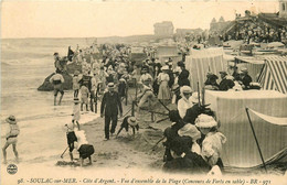 Soulac Sur Mer * Vue D'ensemble De La Plage * Le Concours De Forts En Sable * Château De Sable - Soulac-sur-Mer