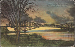 Quebec Bridge, Quebec, 1931 - PC&GC Co Postcard - Québec - Sainte-Foy-Sillery