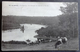 CPA 29 QUIMPER - LA RIVIERE - Le Virecourt Du Saut De La Pucelle - Villard 90 - Réf. A 44 - Quimper