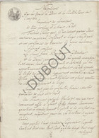 Manuscript 1811 Saint Nicolas En Glain/Luik/Saint Gilles - 8 Pagina's (U124) - Manuskripte
