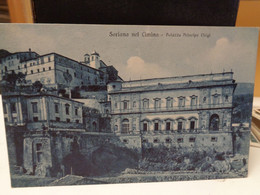 Cartolina Soriano Nel Cimino Prov Viterbo Palazzo Principe Chigi 1923 - Viterbo