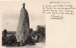 Trégunc Pont-Aven Animée Le Menhir Dolmens Menhirs Poème De Théodore Botrel - Trégunc