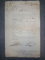 Molenbeek-St-Jean -1880-Document Concernant Traveaux Au Réseau D'Egouts (U690) - Manuskripte