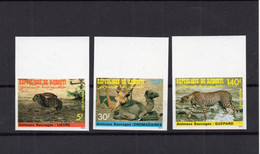 !!! REP DE DJIBOUTI, SERIE DE 1987 ANIMAUX SAUVAGES NON DENTELEE NEUVE ** - Dschibuti (1977-...)