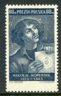 POLAND 1953 Copernicus Anniversary 80 Gr. MNH / **.  Michel 806 - Unused Stamps