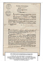 DRONGEN/GENT - Manuscript - 1837 - Ivm Het Innen Van Belastingen (U605) - Manuscrits