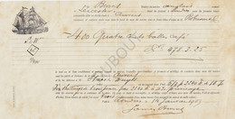 Shipping Receipt 1903 Londen- Antwerpen - Leicester - Cap.Burns - (U408) - Manuskripte