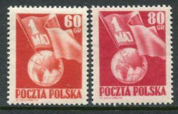 POLAND 1953 Labour Day MNH / **.  Michel 797-98 - Neufs