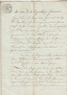 Manuscript - Zandhoven/Antwerpen - 1803 - Notarisakte Ivm Huis St Lucas (U580) - Manuscripts