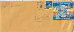 USA , Space , Nasa Benefiting Mankind , Moon , Apollo ,  Portsmouth  Postmark - Amérique Du Nord