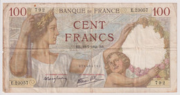 Billet 100 Francs France Sully 10-7-1941.BR. - 100 F 1939-1942 ''Sully''
