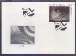 CZECH REPUBLIC 2014 FDC - Nude Paintings, Jaromir Funke, First Day Cover - FDC