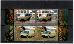 South Ossetia . EUROPA CEPT 2013. History Of Post Transport . Imperf. 4v. - 2013