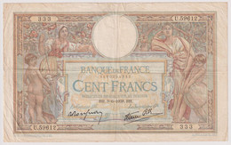 Billet 100 Francs France Merson 9-6-1938.BH. - 100 F 1908-1939 ''Luc Olivier Merson''