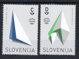 1373 Slowenien Slovenia 2021 Mi.No. 1483 - 1484 ** MNH Seria Olympic Games Tokyo Japan - Eté 2020 : Tokyo