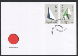 B55 Slowenien Slovenia 2021 Mi.No. 1483 - 1484 FDC Olympic Games Tokyo Japan - Sommer 2020: Tokio