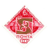 1969 - Russia 3482 Cinquantenario Dell'Org. Internazionale Del Lavoro   ------ - OIT