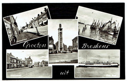 CPSM  Groeten Uit BRESKENS : Multivues - Photo Véritable - Breskens