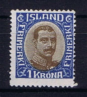 Iceland: 1920 Mi Nr 96 MH/*, Mit Falz, Avec Charnière - Ongebruikt