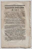 Bulletin Des Lois 141 1827 Majorat Renouard De Bussières Reichshoffen/Verbe Incarné D'Azerables/Sainte-Famille Bourges - Décrets & Lois