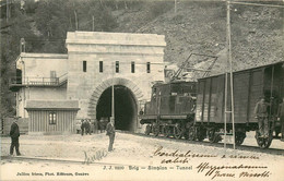 SUISSE   BRIG  Simplon Tunnel  Train - Simplon